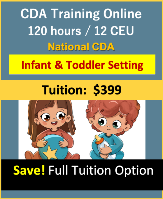cda infant toddler training birth months cdastars hours p171 child